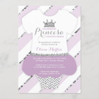 Invitación de Baby shower para una Princes