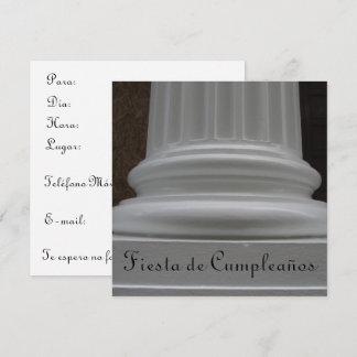 Invitation Invitación - Fiesta de Cumpleaños