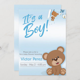 Invitation Invitación para baby shower
