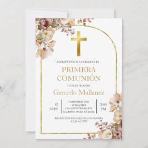 Invitation Invitación para primera comunión