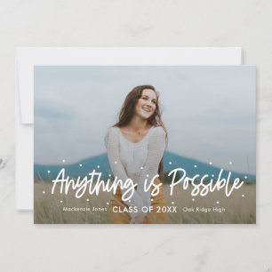 Invitation Invitat de graduation de couleur modifiable d'Outl