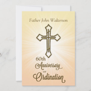 Invitation Invitation, 60e anniversaire de l'ordination