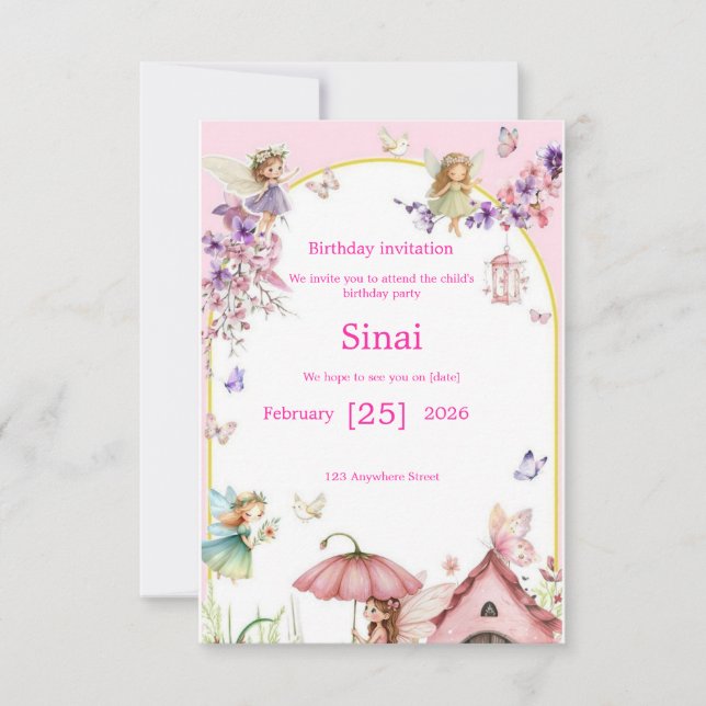 Invitation Invitation: A special children's birthday invitati (Devant)
