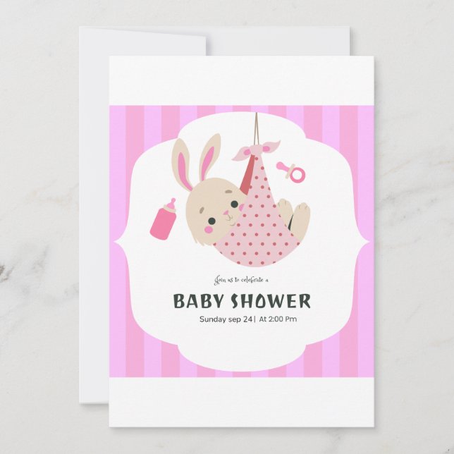 Invitation "Invitation à une baby shower" (Devant)