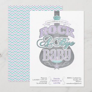 Invitation *Invitation Baby shower Rock A Bye*