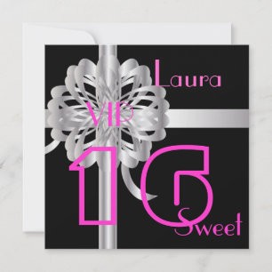 Invitation Invitation-Cadeau De Sweet sixteen Gigantique VIP