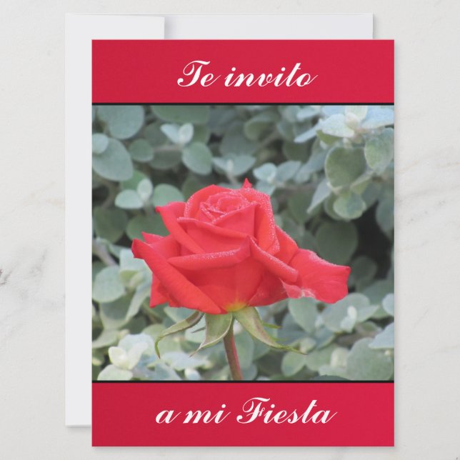 Invitation Invito d'Invitación - de Te une fiesta de MI - La (Devant)