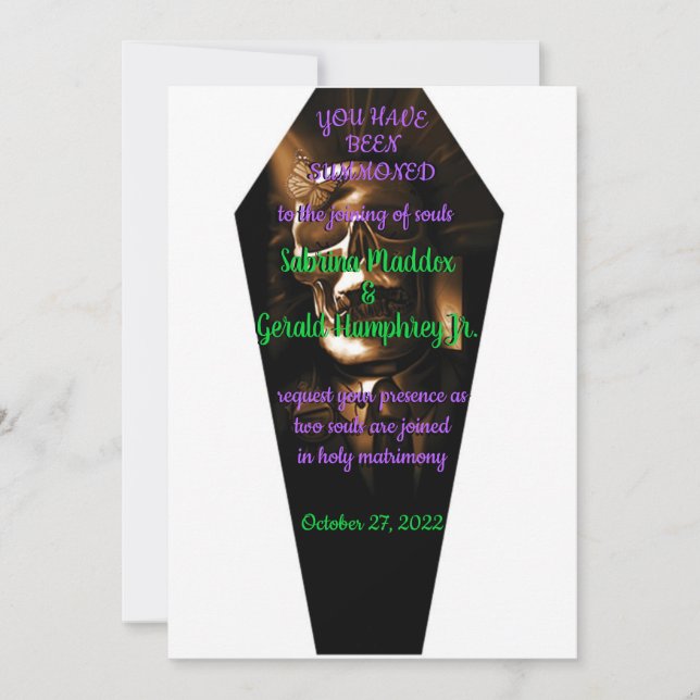 Invitation Invoqué (Devant)