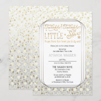 Iridescente Twinkle Twinkle Little Star Baby showe