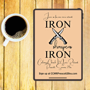 Invitation Iron aiguise Fer Couteau de Fer Christian Hommes R