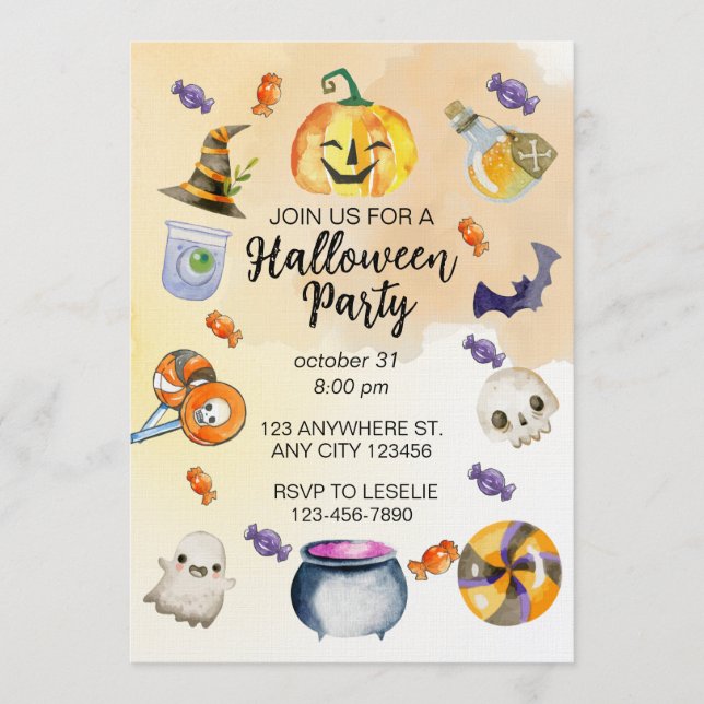 Invitation is translated to: Invitation (Devant)