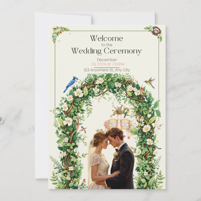 Invitation is translated to "Invitation" in French (Devant)