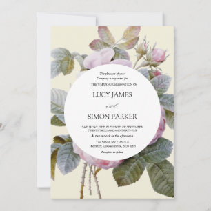 Invitation Isabella II, Élégants Roses floraux Vintages