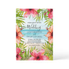 Island Paradise Mariage Tropical Palms and Flowers