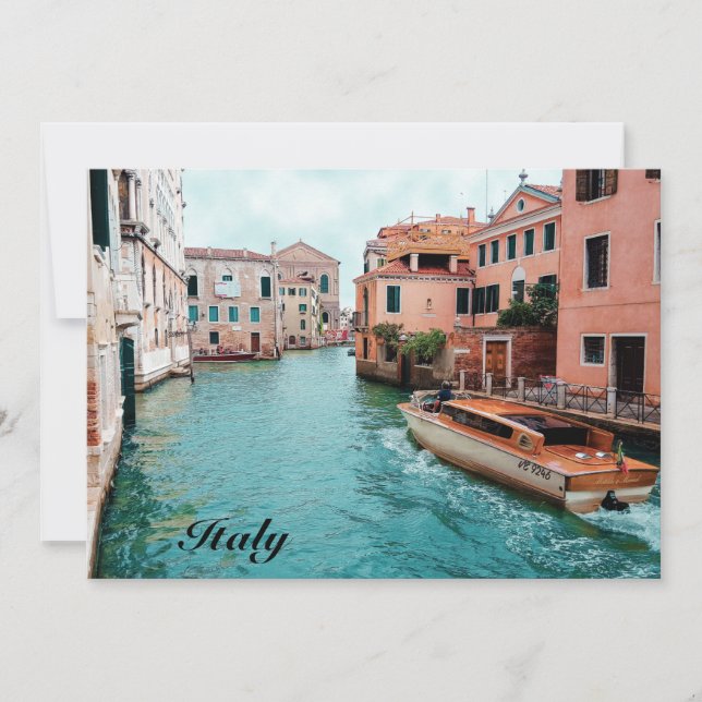 Invitation Italie Venise (Devant)