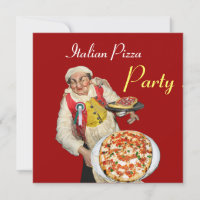 ITALIEN PIZZA PARTY, RESTAURANT rouge noir