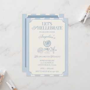 Invitation Itinéraire de l'enterrement de vie de jeune fille 