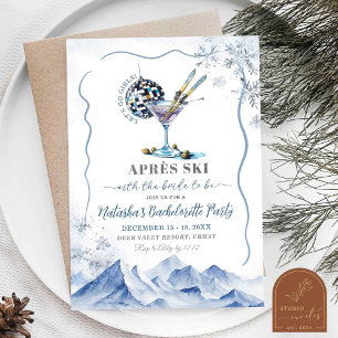 Invitation Itinéraire de week-end Après Ski pour enterrement