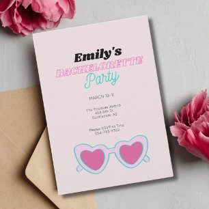 Invitation Itinéraire d'invitation de la fête de Bachelorette