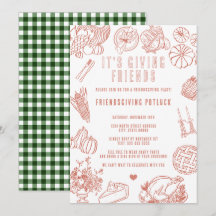 It's Giving Friends Casual Friendsgiving Potluck