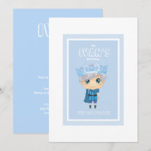 Ivan l'invitation d'anniversaire du prince de glac