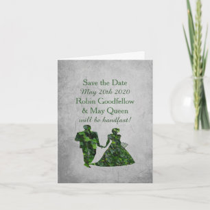Invitation Ivy Green Man & Lady Handfasting Enregistrer la da