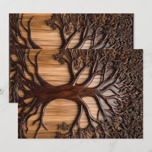 Invitation Jacaranda Tree Bois de la sculpture,