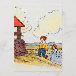 Invitation Jack et Jill montèrent la colline