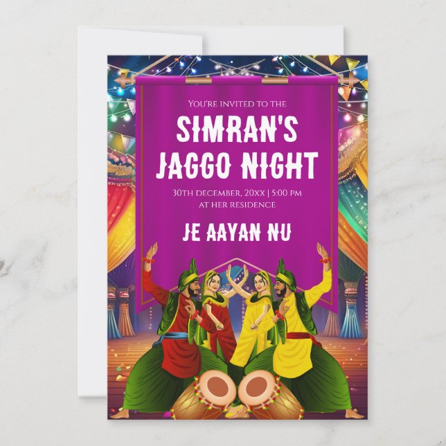 Invitation Jaggo invitations Jago, Digital Jago nu (Devant)