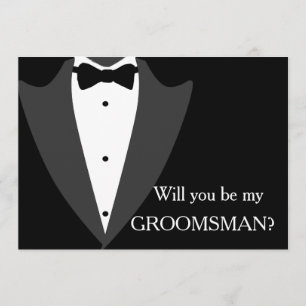 Invitation J'ai la fille, tu seras mon Groomsman ?