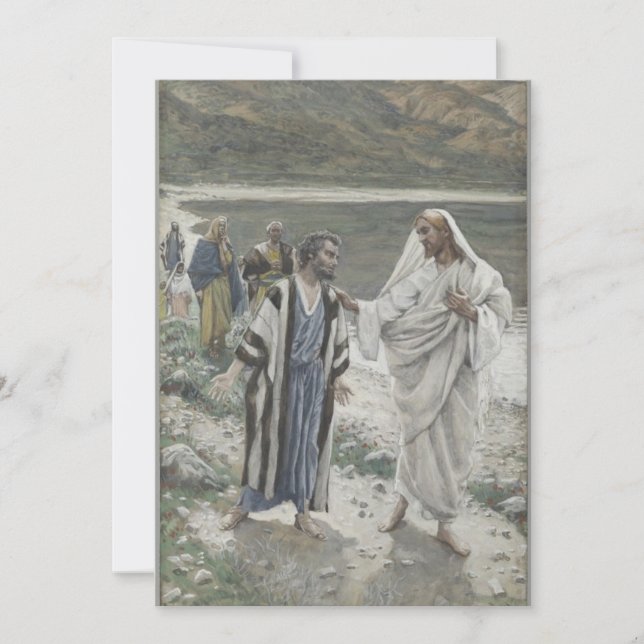 Invitation James Tissot - Alimenter Mes Agneaux (Devant)