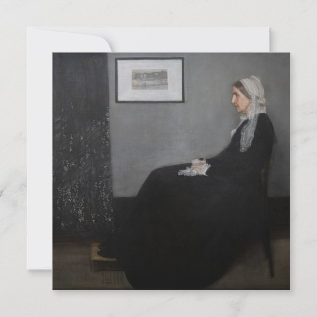 Invitation James Whistler - Portrait de la mère de l'artiste (Devant)