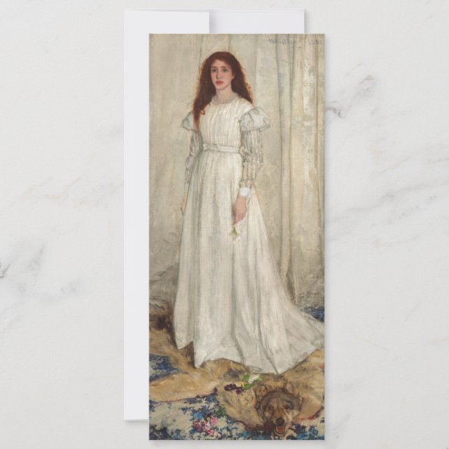 Invitation James Whistler - Symphonie en blanc no 1 (Devant)