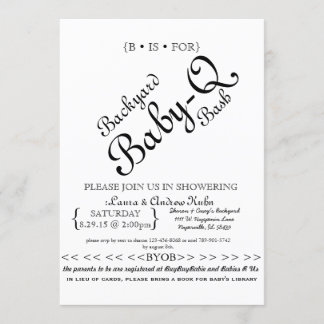 Invitation Jardin bébé-Q Bash