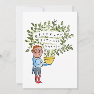 Invitation Jardin botanique de Brooklyn