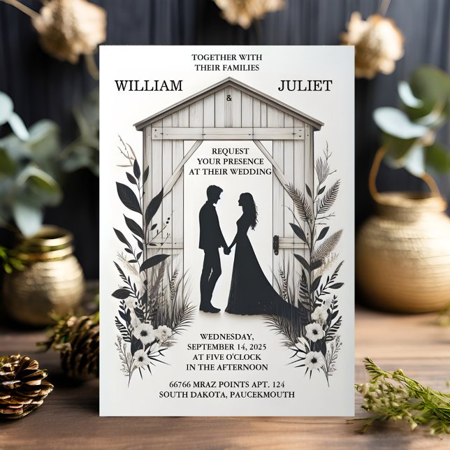 Invitation Jardin conversation Floral Ressort Boho Boho Rusti (Créateur téléchargé)