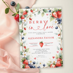 Invitation Jardin de Baies Botaniques Berry Love Shower de Ma