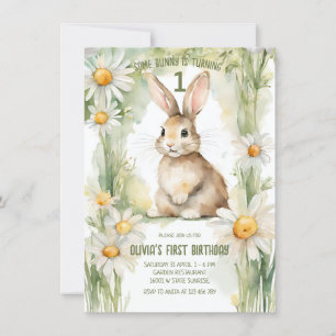 Invitation Jardin de la marguerite Certains lapins sont un