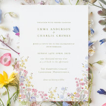 Jardin de prairie Fleurs sauvages Mariage Printemp