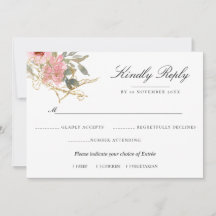 Jardin d'été Aquarelle Mariage floral