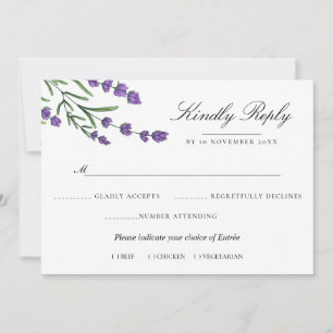 Invitation Jardin d'été Aquarelle Mariage floral