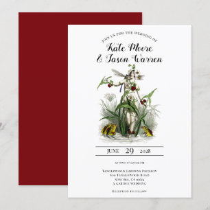 Invitation Jardin enchanté Mariage Bourgogne