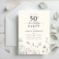 Jardin Floral Calligraphie 50e anniversaire