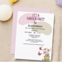 Jardin Floral Papillons Libellules Aquarelle 