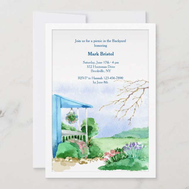 Invitation jardin Garden (Devant)