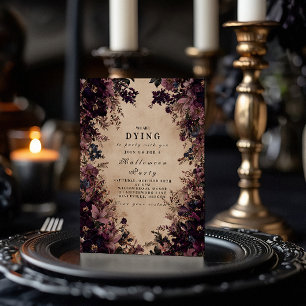 Invitation Jardin Hanté Soirée Halloween