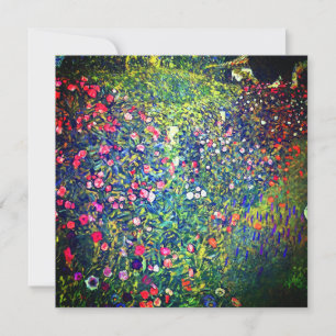 Invitation Jardin italien Gustav Klimt