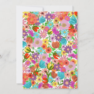 Invitation Jardin Joyeux en Fleur
