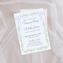 Jardin Pastel Ruban Mariage Floral Coquette