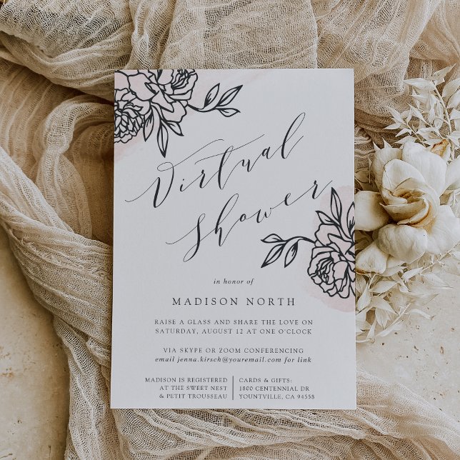 Invitation Jardin Secret Bridal virtuelle ou Baby shower (Créateur téléchargé)